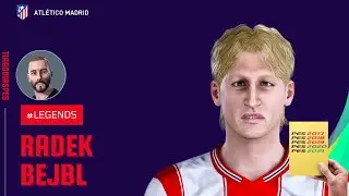Radek Bejbl (Atletico Madrid, Lens, Slavia Prague, Rapid Wien) Face + Stats | PES 2021