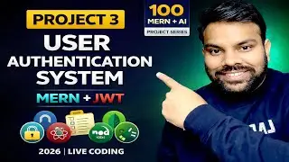 Project 3: User Authentication System using MERN + JWT | Login & Signup | 100 MERN Projects 2026