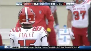 Ryan Finley (NC State QB #15) Vs. North Carolina 2018