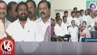 TS Employees Union JAC Leaders Meets Chief Secretary Over Their Problems | Hyderabad | V6 News