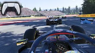 Max Verstappen's Red Bull Racing RB18 | 2022 Austria GP Race | F1 22 Controller Gameplay