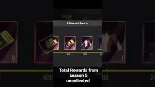 Most Achievement rewards Pubg Mobile Top Rank achievements 🔥 more than 100 premium crates 😈