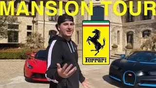 $20,000,000 Mansion and Hypercar Garage Tour!