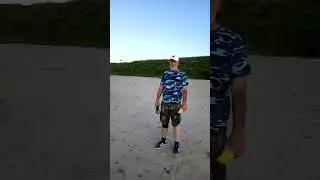 Exercising Dog At Beach,She Loved The Freedom #beach