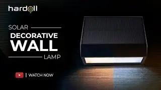 Hardoll Solar Lights for Home Outdoor LED Exterior Wall Terrace Balcony Deck Waterproof Lamp
