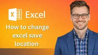 How to change the excel default save location   Save to computer not One drive (Latest Update)
