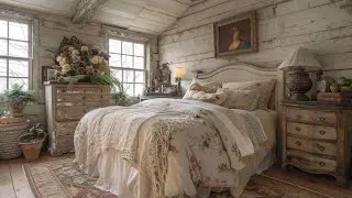 Soft and Inviting Romantic Shabby Chic Cottage Bedroom Ideas with Vintage Style & Comfort