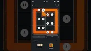 LinkedIn Zip #212 Answer 2025-Oct-15 #Zip #LinkedInTutorial #DearRheaStudioGameplay #gameplay
