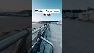 Western Supermare Beach 🏖️ #westernsupermare #uktravel #indianinuk