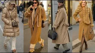 T 2 &deg;C Milan Street Fashion January 2026 |  🇮🇹 Italian Luxury Outfits Looks | New Shopping Trends
