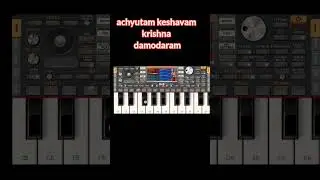 achyutam keshavam krishna damodaram org 2023 piano tutorial shorts video