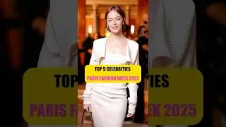 ✨ Biggest Celebrity Entrances | Paris Fashion Week 2025 🎥👗 #shorts