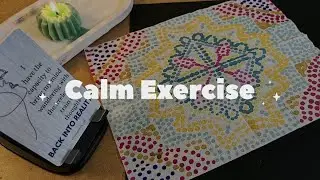 Calm Your Mind Exercise | STRESS RELEASE | Relaxation Activity| Tissue Art | Self-Care 