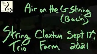 Air on the G String (Bach) -- String Trio -- Asheville, NC