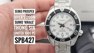 Seiko Prospex Automatic Diver's 200m Sumo 'Whale' Thong Sia Limited Edition 1000 Pc SPB427