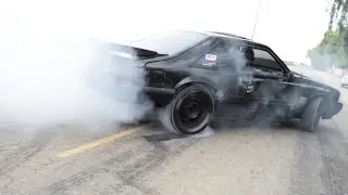 89 FORD MUSTANG LX  FOX BODY STREET BURNOUT