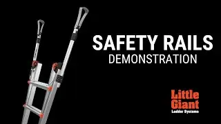 How-to Little Giant Conquest All-Terrain Pro&trade; Multi-Purpose Ladder Safety Rails