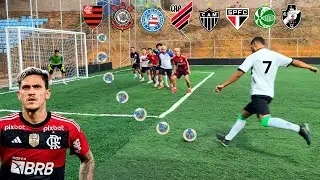 DESAFIO COPA BRASIL DE CRUZAMENTO NA AREA! QUEM FEZ MAIS GOLS DE CABEÇA?
