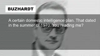 Fred Buzhardt Talks to Robert Mardian About the Huston Plan (Domestic Surveillance) May 16 1973