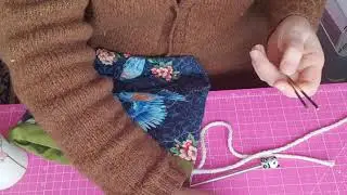 Adding a Draw String Cord to a Project Bag Tutorial