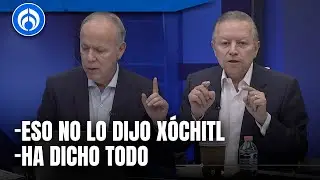 Zaldívar y Ciro se 'rifan un tiro' por ataques contra Xóchitl Gálvez