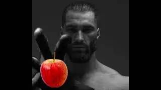 GIGA CHAD TRYING APPLE FOR THE FIRST TIME