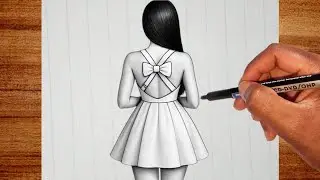 How To Draw Beautiful Girl Drawing | How To Draw Beautiful Girl Drawing With Step By Step 