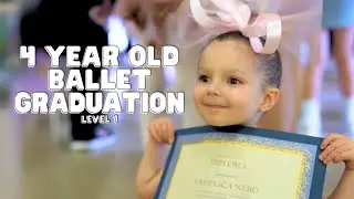 4-Year-Old Angelica Nero Graduates Level 1 Ballet Academy