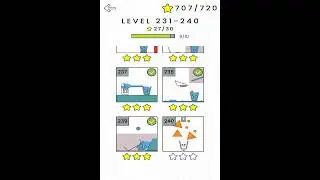 Happy Glass Level 240. 3 Stars Walkthrough