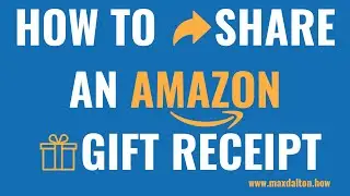 How to Share an Amazon Gift Receipt