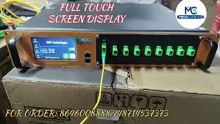 DBC EDFA 19DBM 8OUT NEW TOUCHSCREEN DISPLAY 2025 @megacablethanjavur2439 #DBCEDFA #EDFA19*8OUT #DBC