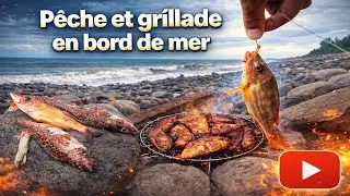Petite partie pêche et grillade en bord de mer !!!