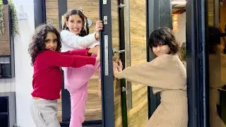 ممنوع تدخل البيت صديقتهم 😒جوجو وروزا زودوها كثير