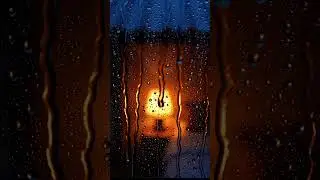 Rain Sound For Deep Sleep| Night Rain Ambience #shrots #live #meditation #windowrain #insomnia