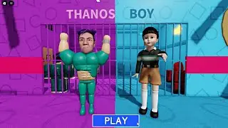CHEOL-SU'S Vs THANOS in BARRY'S PRISON RUN! Scary Obby #roblox