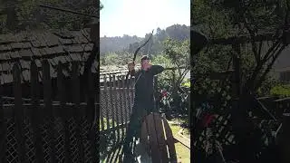 Instinctive shooting. AF archery tartar bow