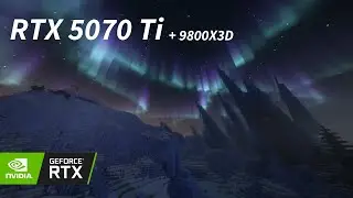 RTX 5070 Ti + 9800x3d - Minecraft Shaders Benchmark (1440p)