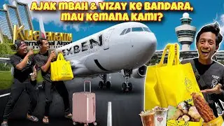 AJAK MBAH & VIZAY JALAN-JALAN KE BANDARA NYOBAIN JAJANAN TERENAK DI KUALANAMU
