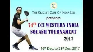 Men-Ashish Keskar  vs Tathagat Malhare I 74th CCI Western India Open