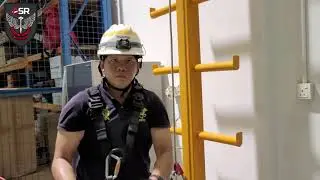 ASR - How to use Twin Lanyard while climbing a tower.