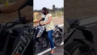 Biker Girl Fun #shorts #life_of_sandy  #tamilfun