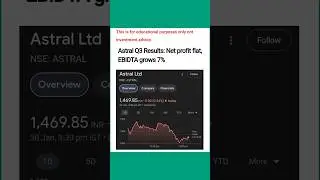 Astral share latest news | Astral Q3 results 2025 | Astral results today | Astral results #like