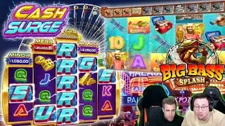 Doppietta bomba! CASH SURGE⚡e BIG BASS SPLASH🎣Con PAOLO & Anso💰   COBRA SLOT ONLINE 🎰