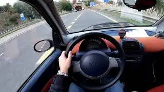 Probando el Smart Fortwo 2001 (599cc 54cv)POV Test drive