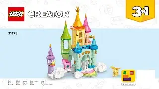 LEGO Instructions - Creator - 31175 - Unicorn Castle - 3 in 1 (Book 3)