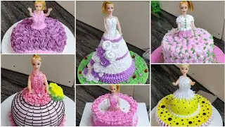 Doll cake designs | Doll cake | Doll cake decorations | Simple & easy doll cake decoration ideas