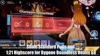 Some Standard Pulls + 1:21 Highscore for Bygone Boundless Realm 68 | Tower of Fantasy