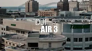 Downtown Memphis in Spectacular 4K: Day and Night Drone Footage with DJI Air 3