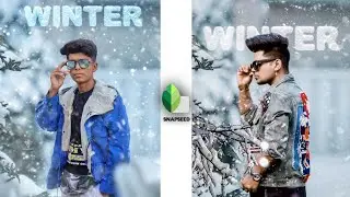 Snapseed 😳 2 New Tips Winter season photo editing 2021 || Snapseed Winter photo editing