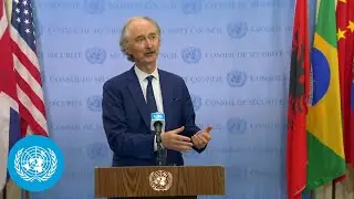 Special Envoy for Syria Stakeout | Security Council | United Nations